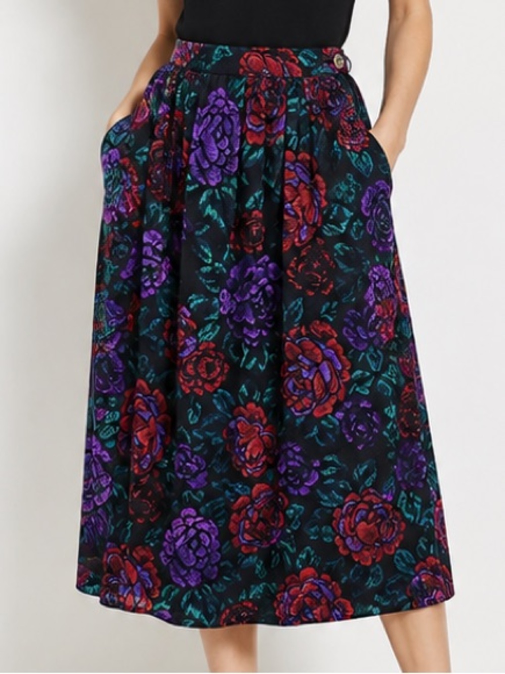 Diane Von Firstenberg Floral Skirt
